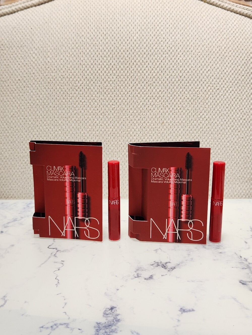 2 NARS Climax Volume Mascara Explicit Black MINI Travel Size .06 oz